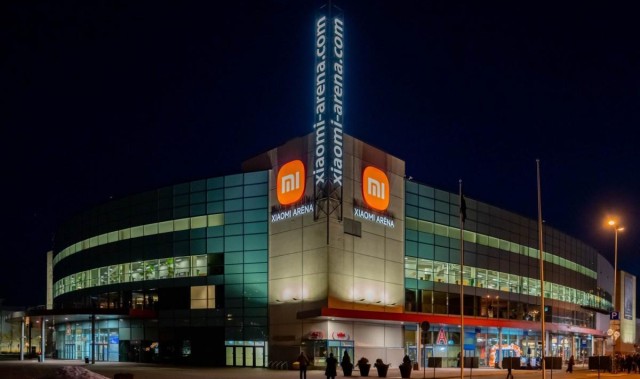 走向世界，男篮欧锦赛拉脱维亚主场场馆名称为“小米体育馆”